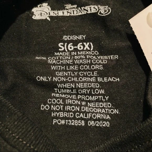 Disney NWT Girls Descendants Sz 6/6X T-shirt So Not Ordinary - Picture 3 of 6